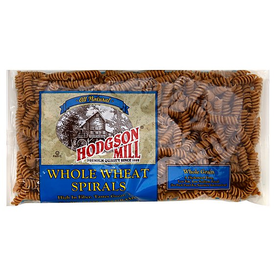 Hodgson Mill Pasta Whole Wheat Spirals Bag - 16 Oz