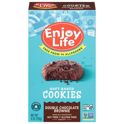 enjoy life Cookies Soft Baked Double Chocolate Brownie - 6 Oz - Image 1