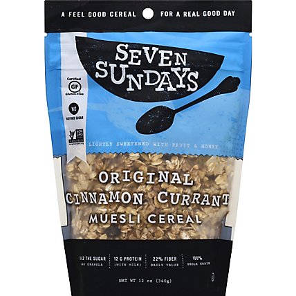 Seven Sundays Muesli Original Cinnamon Currant - 12 Oz - Image 2