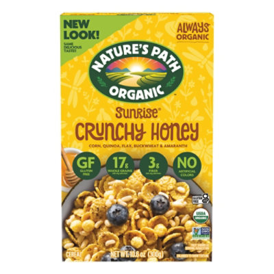 Nature's Path Organic Sunrise Crunchy Honey Gluten Free Breakfast Cereal - 10.6 Oz - Image 3