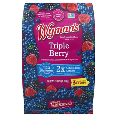 Wymans Triple Berry Blend Fresh Frozen - 3 Lb - Image 3