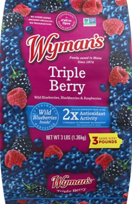 Wymans Triple Berry Blend Fresh Frozen - 3 Lb - Image 2