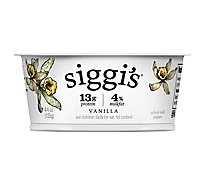siggi's Skyr Icelandic Strained Whole Milk Vanilla Yogurt - 4.4 Oz