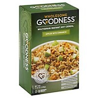 Wholesome Goodness Hot Cereal Multigrain Instant Apples with Cinnamon 8 Count - 11.8 Oz - Image 1