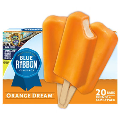 Blue Bunny Orange Dream Bars - 20 Count - Image 1