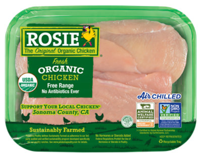 ROSIE Organic Chicken Whole Chicken Fresh - 4.50 LB - Safeway