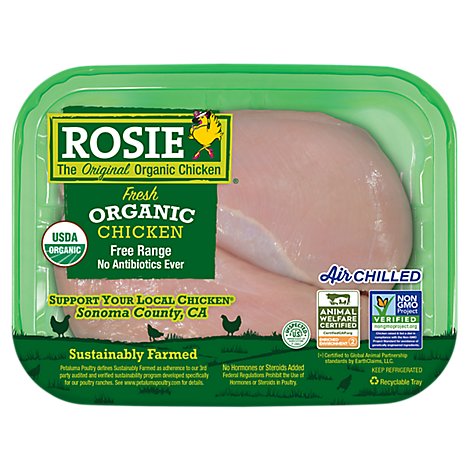 ROSIE Organic Chicken Breast Boneless Skinless - 1.25 LB