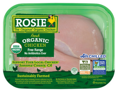 ROSIE Organic Chicken Breast Boneless Skinless - 1.25 LB