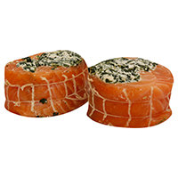 Seafood Counter Fish Salmon Roast With Spinach & Feta Service Case - 1.00 LB