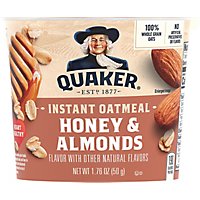 Quaker Oatmeal Instant Honey & Almonds - 1.76 Oz - Image 2