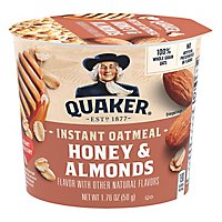 Quaker Oatmeal Instant Honey & Almonds - 1.76 Oz - Image 1