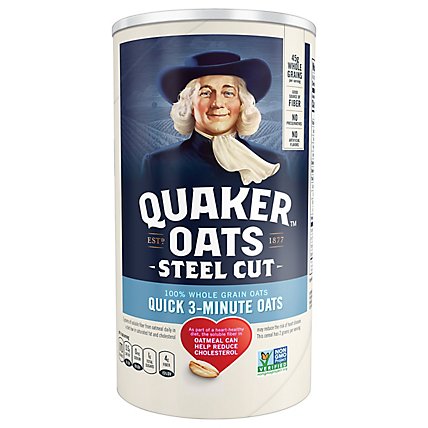 Quaker Oats Steel Cut Quick 3-Minute - 25 Oz - Image 1