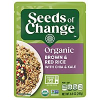 SEEDS OF CHANGE Organic Rice Brown & Red With Chia & Kale - 8.5 Oz - Image 1