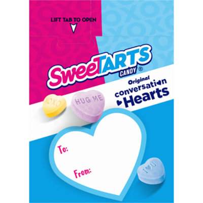 Sweetarts Valentines Day Candy Conversation Hearts Box - 1.5 Oz - Image 1