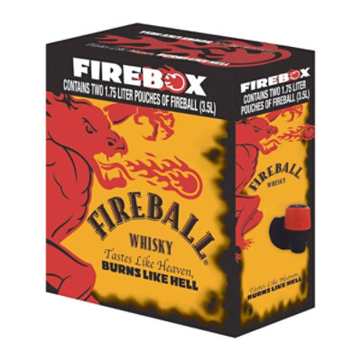 Kaarsen Ga naar het circuit Millimeter Fireball Hot Cinnamon Blended Whiskey Firebox Bag In Box Multipack 66 Proof  - 2-3.5 Liter - Vons
