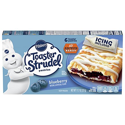 Pillsbury Toaster Strudel Pastries Blueberry 6 Count - 11.7 Oz - Image 3