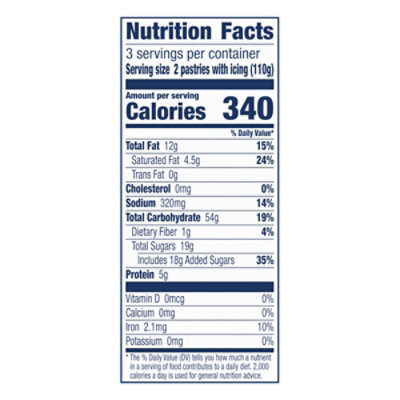 Pillsbury Toaster Strudel Pastries Blueberry 6 Count - 11.7 Oz - Image 3