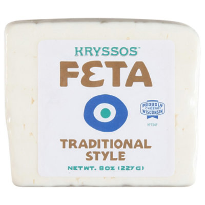 Kryssos Feta Chunk Traditional - 8 Oz - Safeway