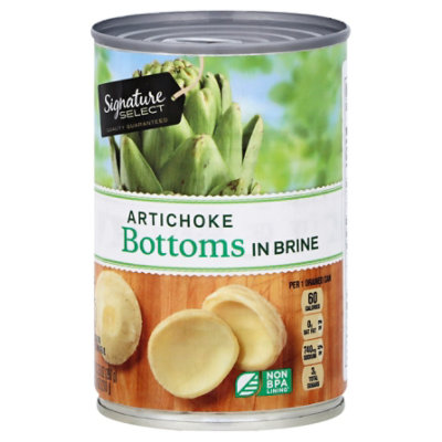 Signature SELECT Artichokes Bottoms in Brine - 13.75 Oz - Image 1