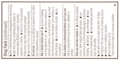 Signature Select/Care Aspirin Pain Relief 81mg NSAID Low Dose Enteric Coated Orange Tablet - 120 Count - Image 5