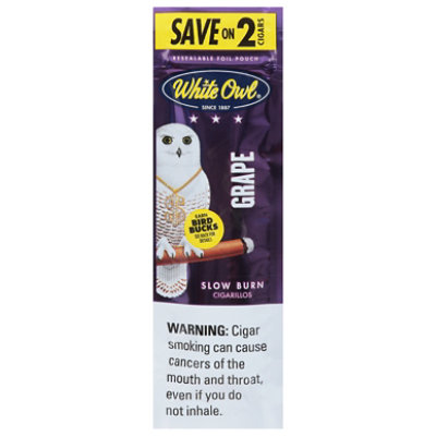 White Owl Grape Cigarillo - 2 Count - Image 1