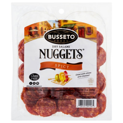 Busseto Salami Nugget Spicy - 8 Oz - Image 3