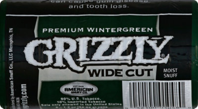 Grizzly Wide Cut Wintergreen - 1.2 Oz - Image 2