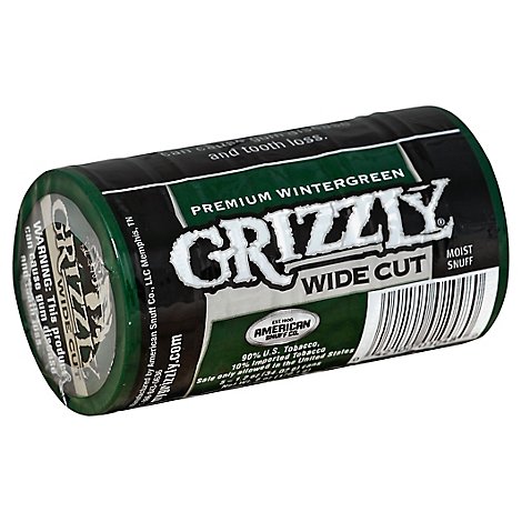 Grizzly Wide Cut Wintergreen - 1.2 Oz