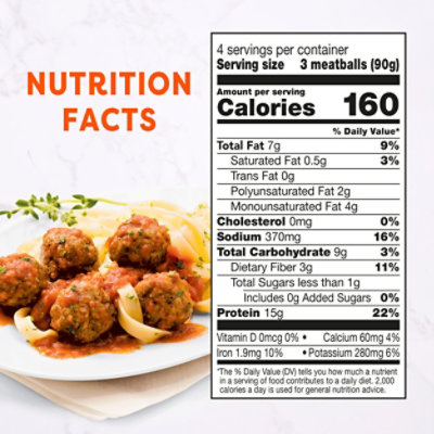 Gardein Plant Based Frozen Meatless Meatballs - 12.7 Oz - Image 4