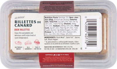 Three Pigs Rillettes De Canard - 7 Oz - Image 6