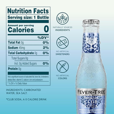 Fever-Tree Club Soda - 4-6.8 Fl. Oz. - Image 2