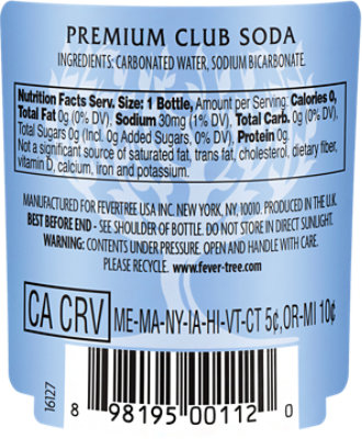 Fever-Tree Club Soda - 4-6.8 Fl. Oz. - Image 2