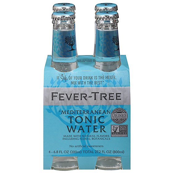 Fever Tree Mediterranean Tonic Water - 4-6.8 Fl. Oz.