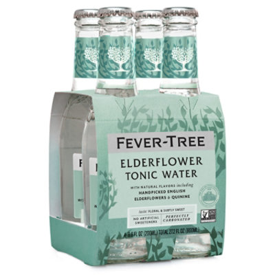 Fever Tree Elderflower Tonic Water - 4-6.8 Fl. Oz. - Image 1