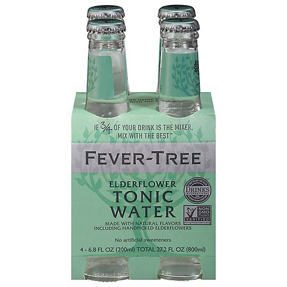 Fever-Tree Elderflower Tonic Water - 4-6.8 Fl. Oz.