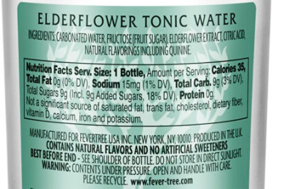 Fever Tree Elderflower Tonic Water - 4-6.8 Fl. Oz. - Image 2