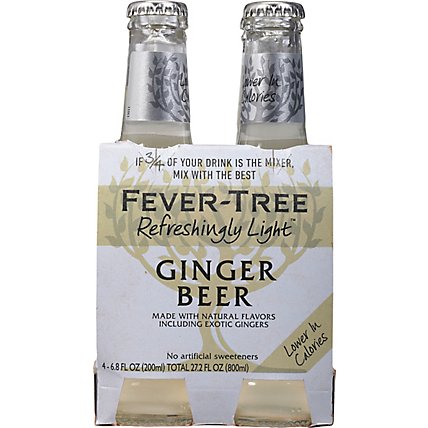 Fever Tree Ginger Beer Lt Soda - 4-6.8 Fl. Oz. - Image 6