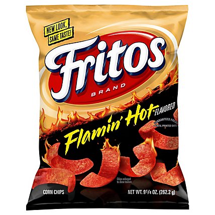 Fritos Corn Chips Flavored Flamin Hot - 9.25 Oz - Image 2