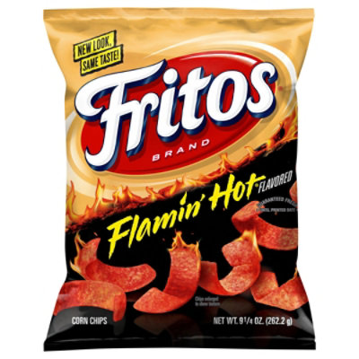 Fritos Corn Chips Flavored Flamin Hot - 9.25 Oz - Image 1