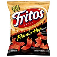 Fritos Corn Chips Flavored Flamin Hot - 9.25 Oz - Image 1