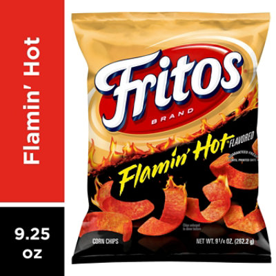 Fritos Corn Chips Flavored Flamin Hot - 9.25 Oz - Image 2