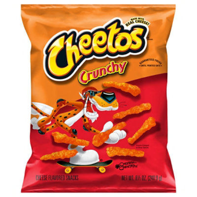 CHEETOS Snacks Cheese Flavored Crunchy - 8.5 Oz