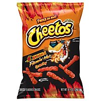 CHEETOS Snacks Cheese Flavored Crunchy XXTRA Flamin Hot - 8.5 Oz - Image 3