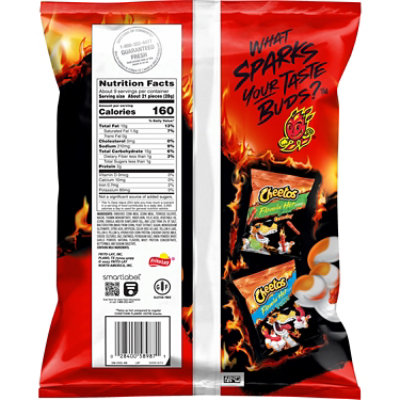 CHEETOS Snacks Cheese Flavored Crunchy XXTRA Flamin Hot - 8.5 Oz - Image 7