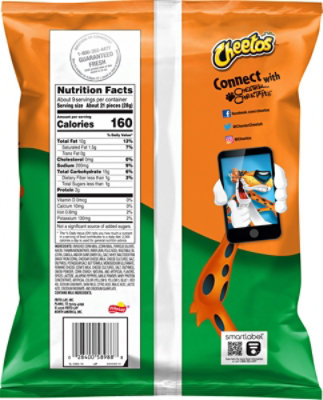 CHEETOS Snacks Cheese Flavored Crunchy Cheddar Jalapeno - 8.5 Oz - Image 6