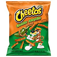 CHEETOS Snacks Cheese Flavored Crunchy Cheddar Jalapeno - 8.5 Oz - Image 1