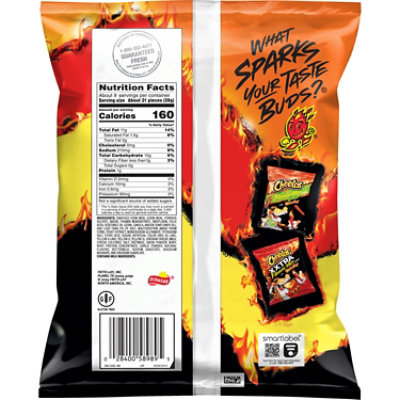 Cheetos Crunchy Flamin' Hot Cheese Flavored Snacks - 8.5 Oz - Image 5