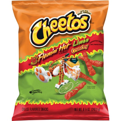 CHEETOS Snacks Cheese Flavored Flamin Hot Limon - 8.5 Oz - Image 4