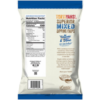 Tortiyahs! Yellow & Blue Tortilla Chips - 9 Oz - Image 6