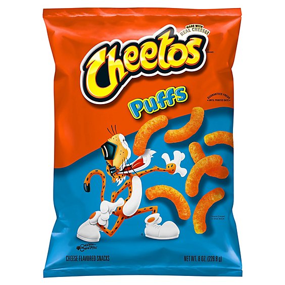 CHEETOS Snacks Cheese Flavored Puffs - 8 Oz